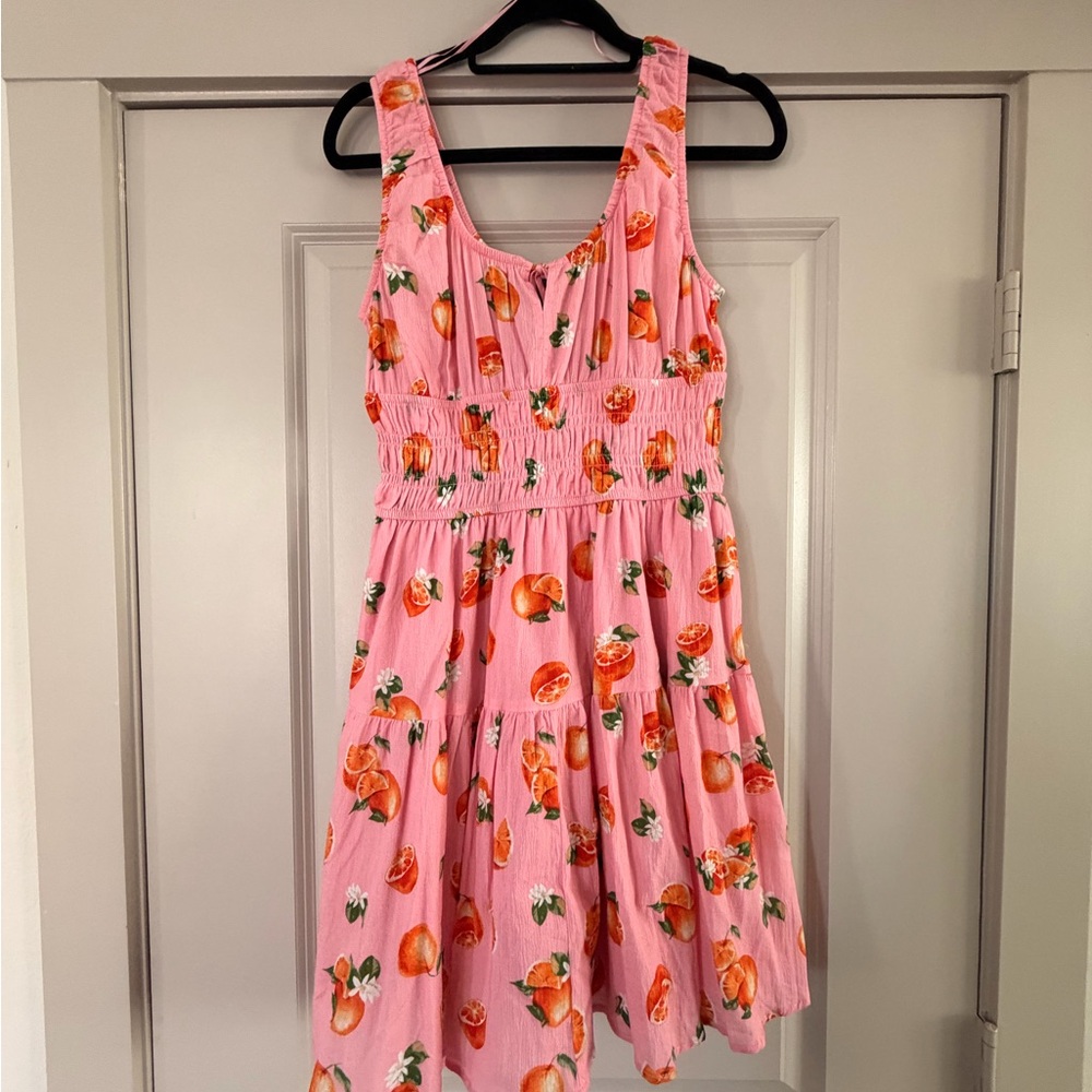 OAK Pink and Orange Dress